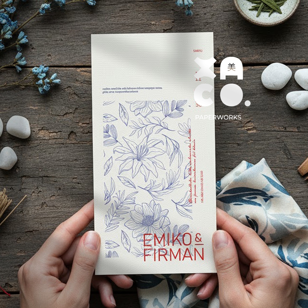 Undangan Pernikahan Ayame Minimalis Simple