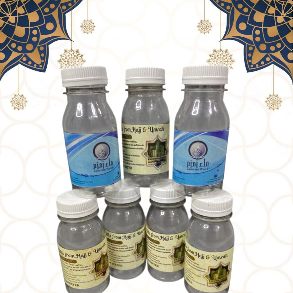 botol kosong air zam zam 30 ML ukuran KECIL isi 25 pcs