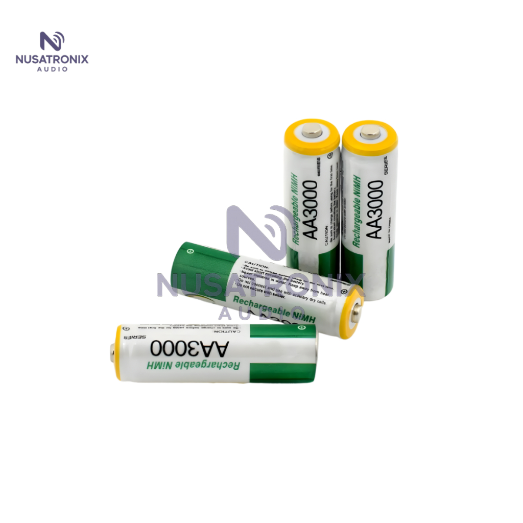 BATERAI CAS AA ISI ULANG BTY 1.5V 3000MAH RECHARGEABLE NIMH