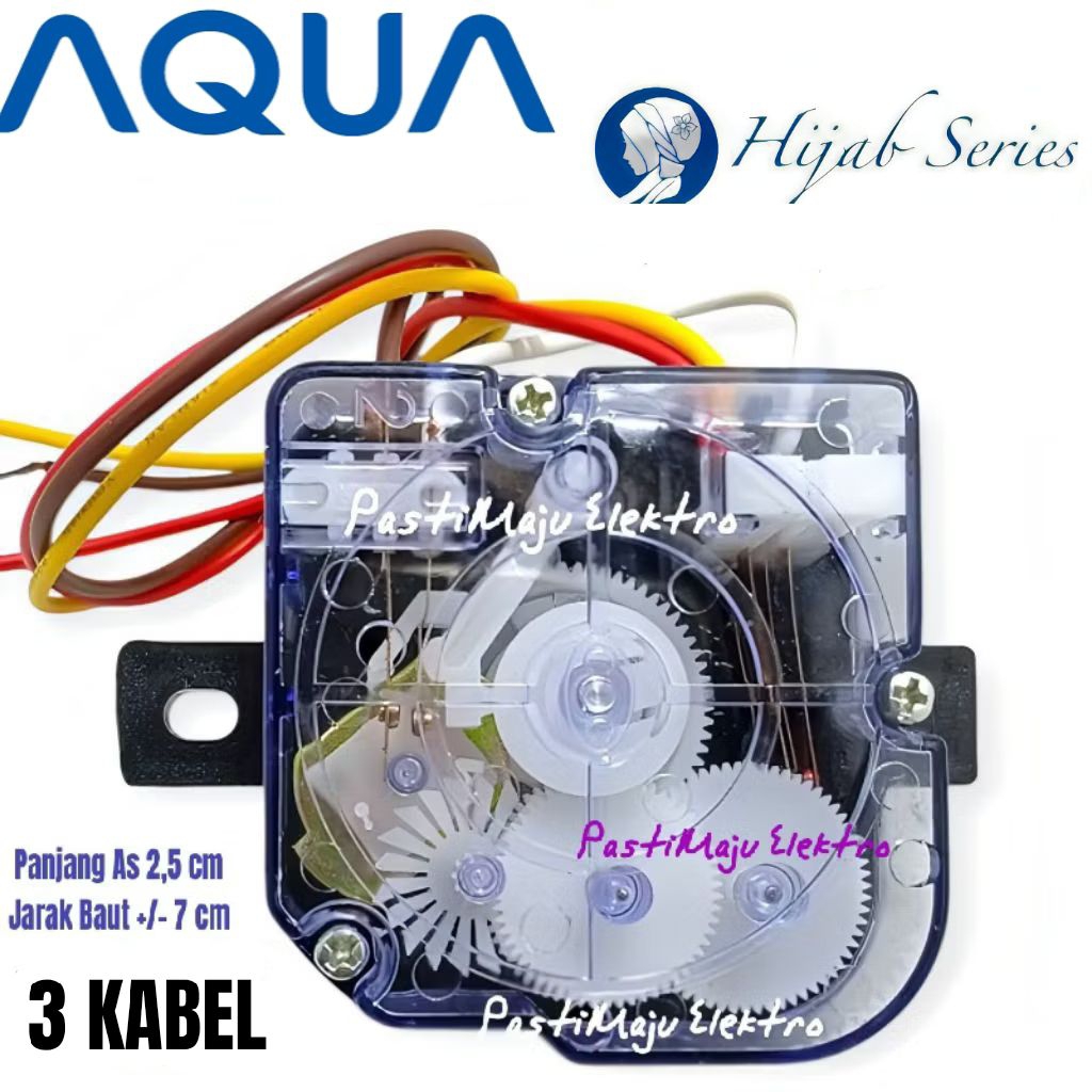 Timer Wash Mesin Cuci 2 Tabung AQUA Hijab Series - Timer Pencuci Mesin Cuci AQUA Hijab Series 3, 5 ,