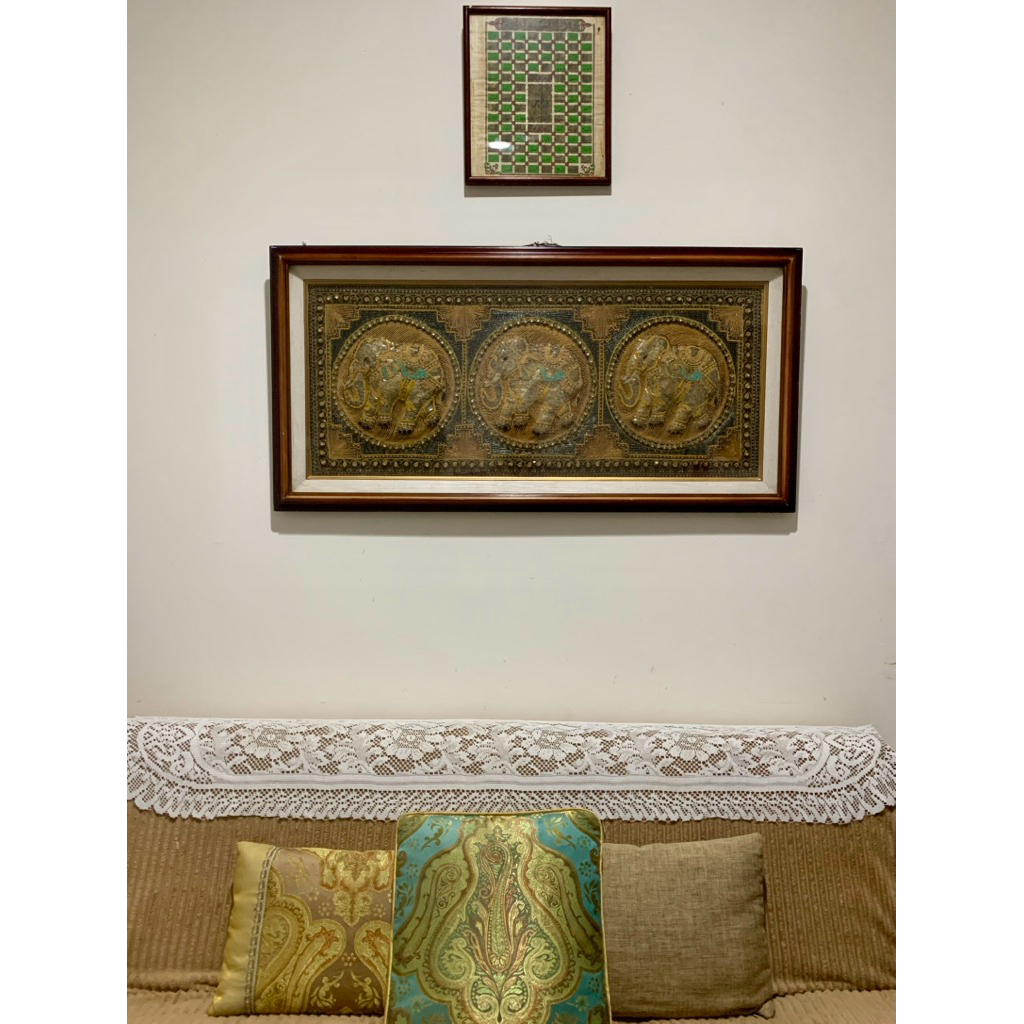 Hiasan dinding gajah bangkok thailand