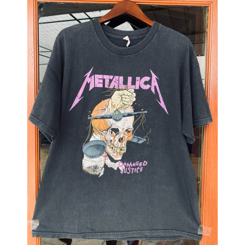 Kaos Vintage Metallica Pushead 90s