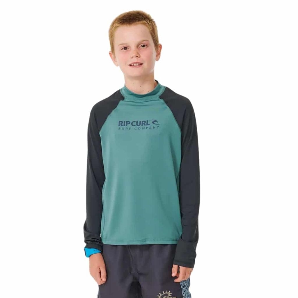 baju renang anak ripcurl shock UPF LS rash shirt boy original