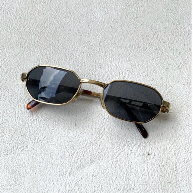 NOS - NITRO 1544 Gold Kacamata Hitam Vintage Retro by Nostalgazed Lapaktua