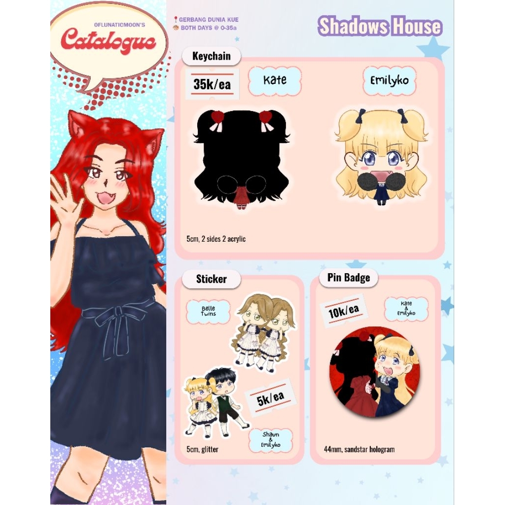 Fanmerch Keychain Shadows House, Ojamajo Doremi (Magical Doremi)