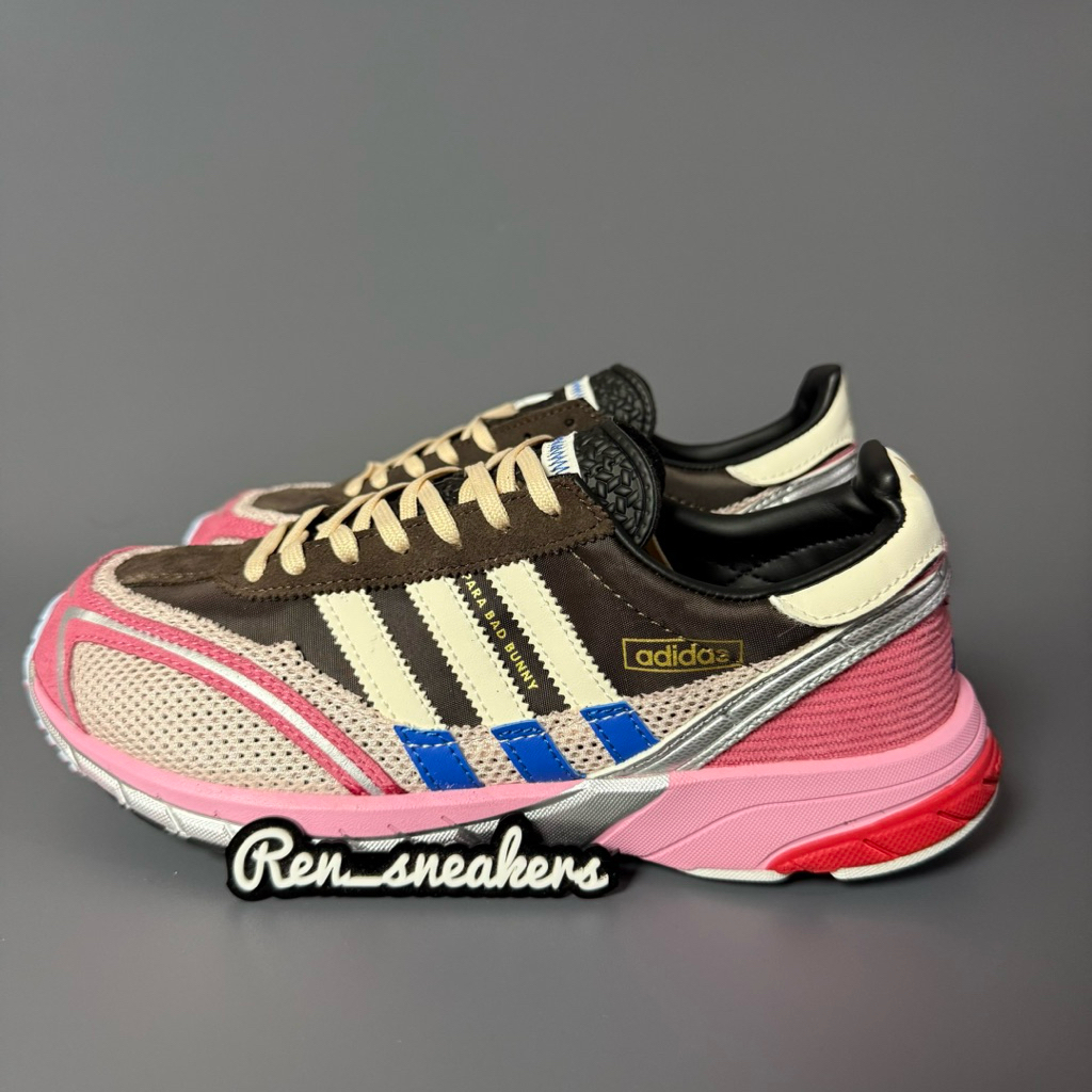 SNEAKERS SL72 BUD BUNNY BROWN CLEAR PINK