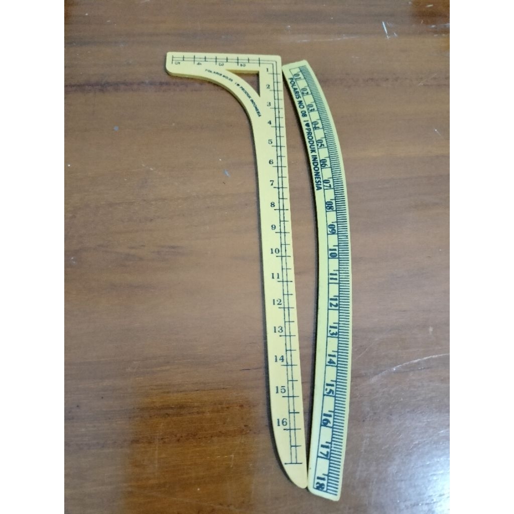 penggaris pola kecil polaris