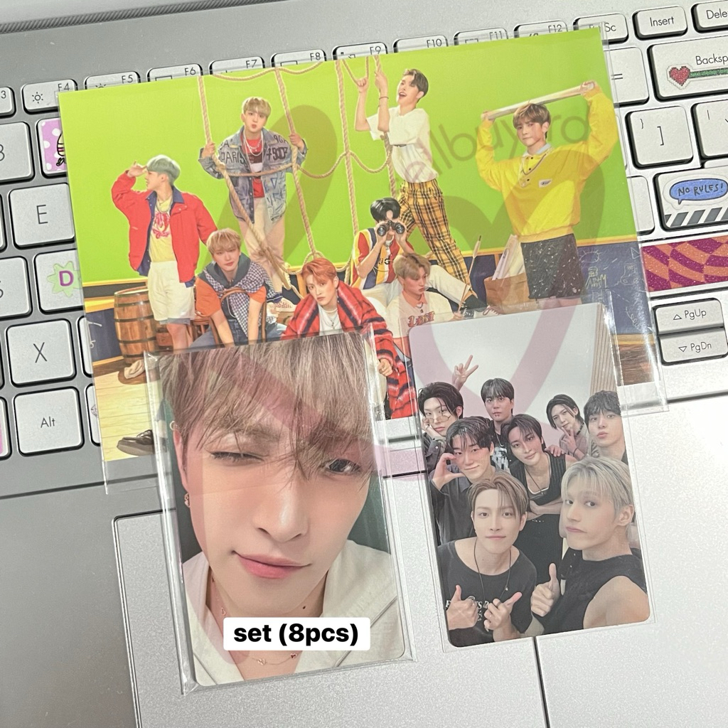 [JNE/SPX] ATEEZ 8room Pop Up Stamp Mission Bingo Benefit Photocard Set - pc hongjoong seonghwa yunho