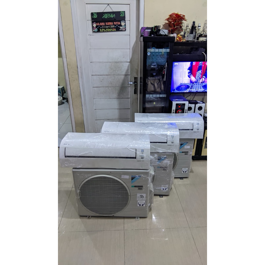 AC BEKAS [ SECOND ] DAIKIN INVERTER 1,5 PK FULL FREON ORIGINAL