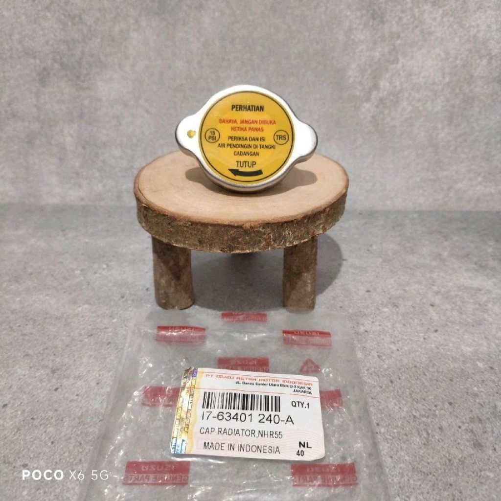TUTUP RADIATOR CAP TABUNG AIR ISUZU ELF NHR NKR 55 NKR 71