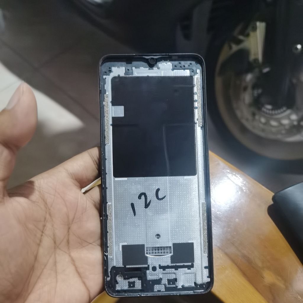 FRAME TATAKAN LCD REDMI 12C ORI COPOTAN