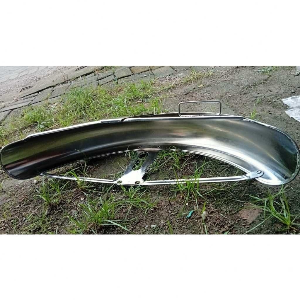Spakbor Depan  Slebor  CB100 CB125 CG110 CG125 CB Twin Besi Standart Slebor CB Glatik Chrome