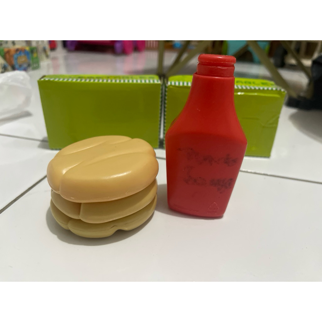 part mainan masakan little tikes burger acc little tikes masakan preloved