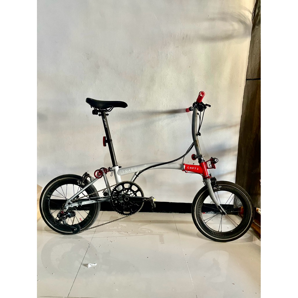 sepeda lipat 3sixty - brompton chpt 3 modif karbon
