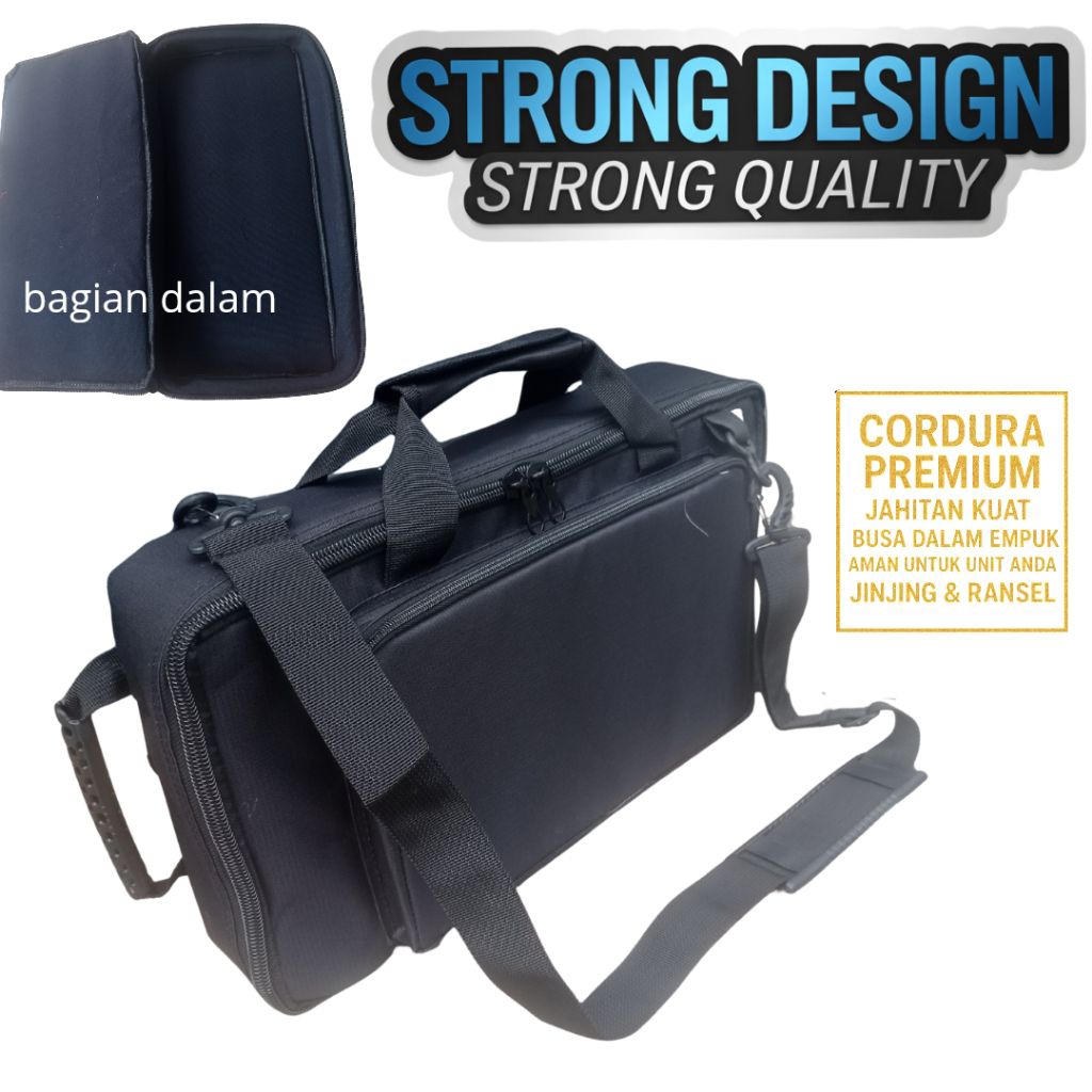 Tas Efek Gitar AX1500 Tas Pedal Efek Gitar Gigbag Softcase Cordura Premium Busa Pelindung Bisa Jinji