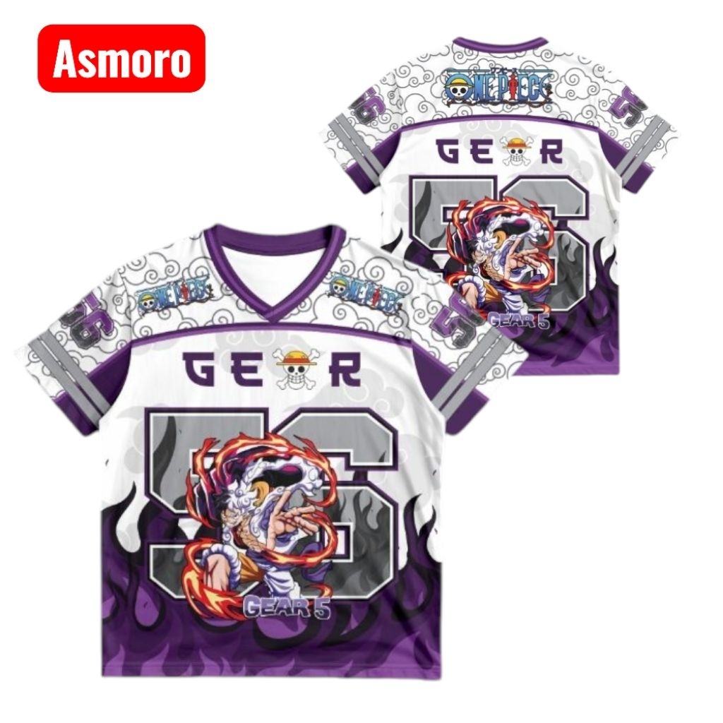 Kaos Jersey One Piece Gear 5 Full Printing