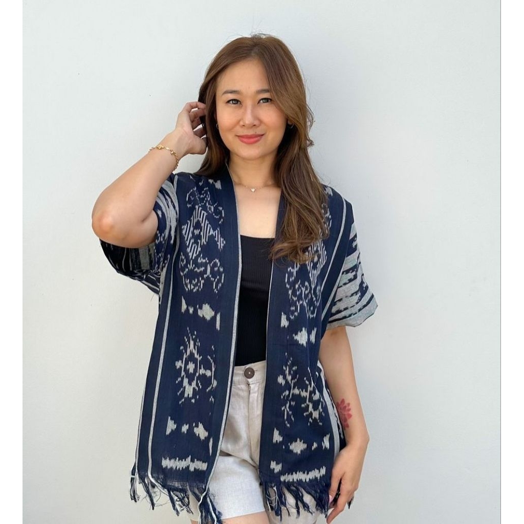 Blazer Tenun Terbaru - Blazer Tenun Wanita Terbaru