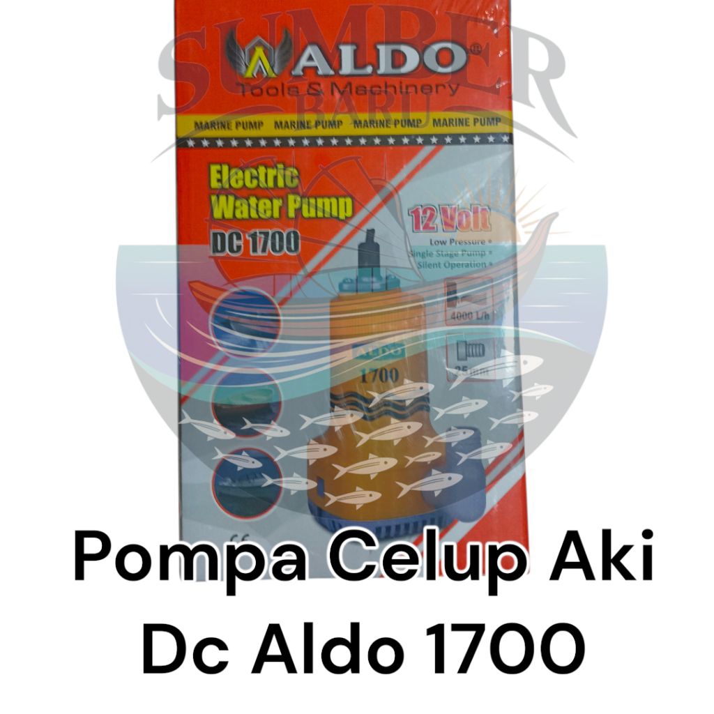 Pompa celup Aki DC 12 volt Aldo Kyomizu