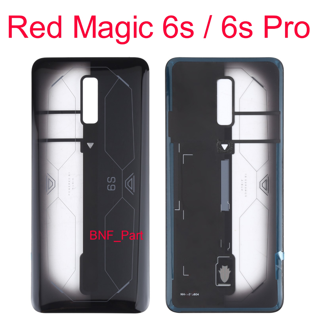 Original Backdoor - Back Cover - Tutup Belakang Nubia Red Magic 6s / Red Magic 6s Pro