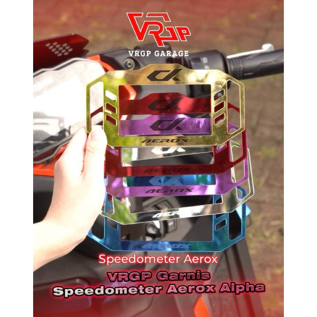 VRGP Garnis Speedometer Aerox Alpha/ Cover Speedometer Aerox Alpha/ Aksesoris Aerox Murah