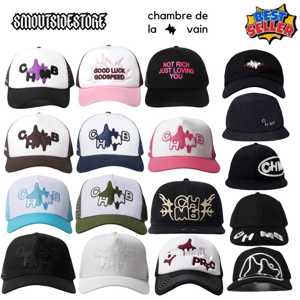 ( 100% ORIGINAL ) • Trucker Hat & Snapback Chmb • Chmb Trukcer Pink • Chmb Trukcer Brown • Chmb Truk