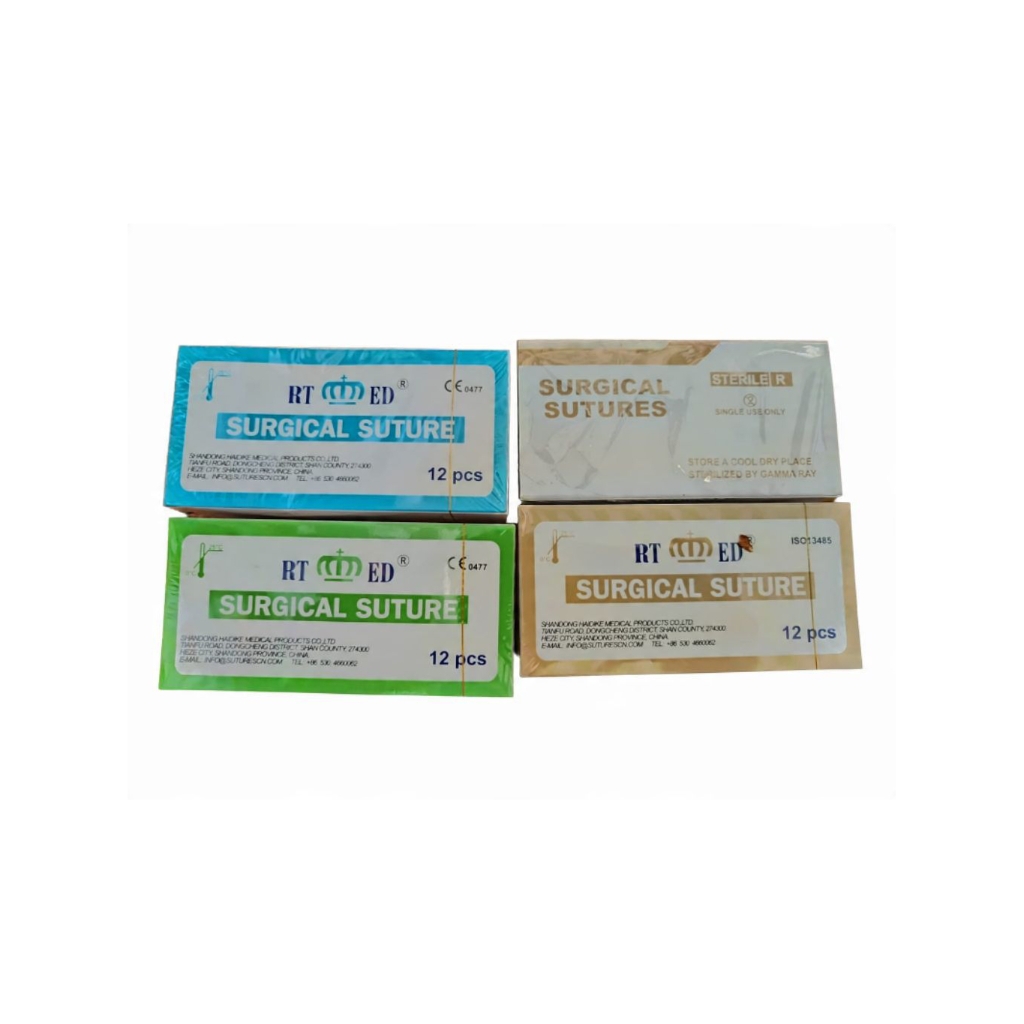 Catgut Silk Braidedd 5/0 Segitiga 19mm RTMED