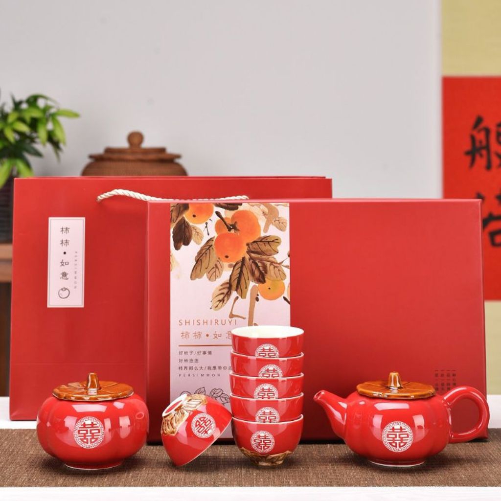 TEAPOT SET  SHUANGXI / TEAPOT SANGJIT / TEAPOT WEDDING / PANGTEH SET