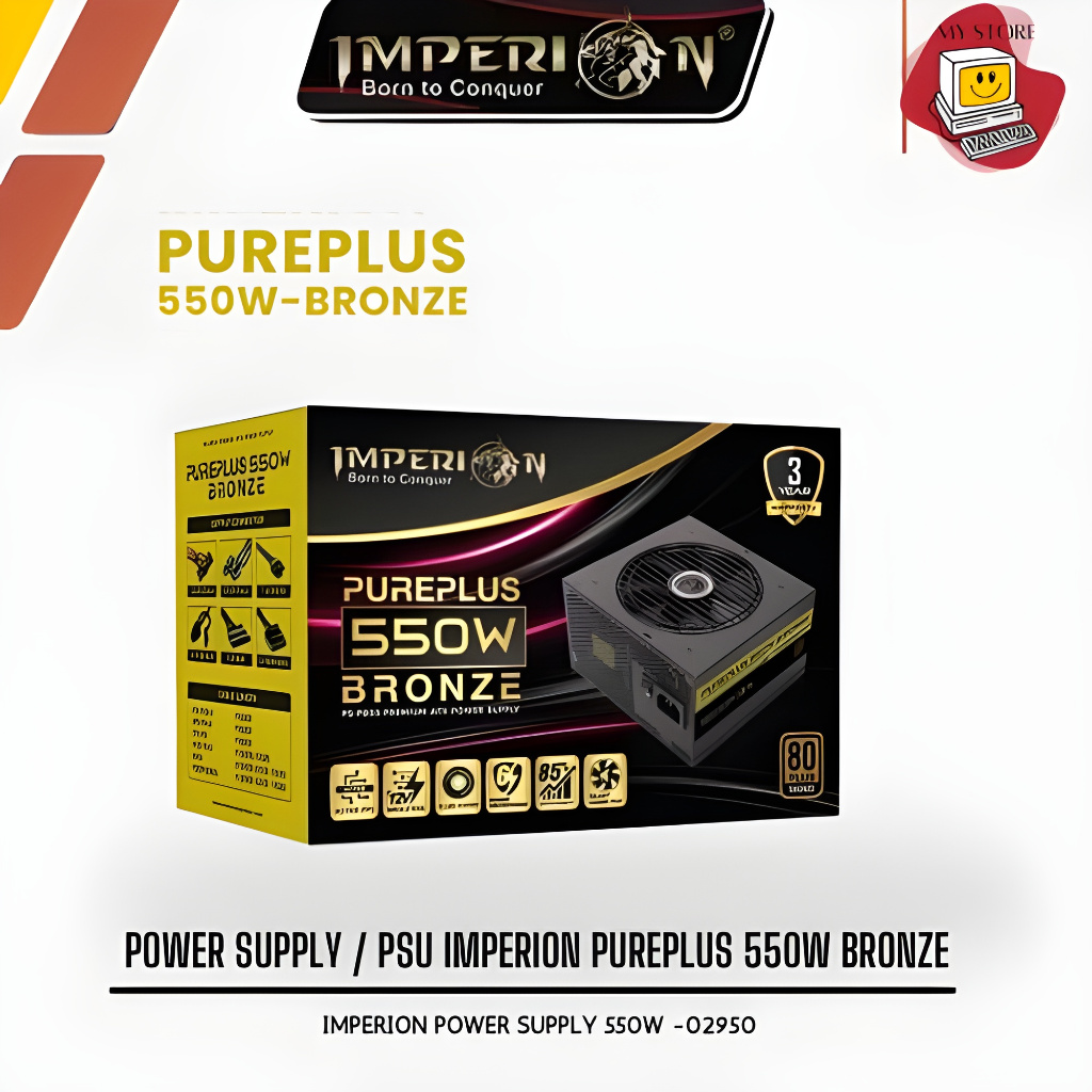 Imperion Power Supply Pureplus 550W Bronze