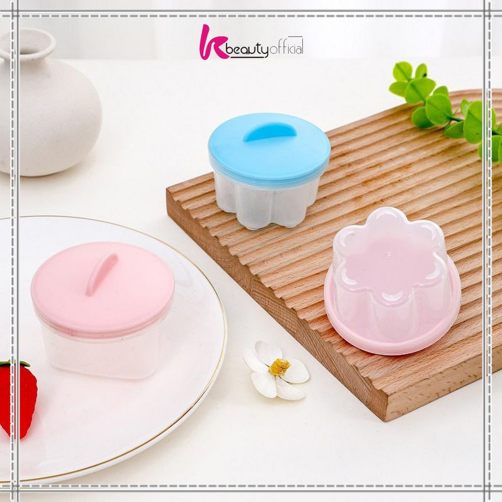 KB-C1437 Cetakan Telur Kukus Dessert Bentuk Lucu / Cetakan Steamer Telor Egg Poacher / Cetakan Jelly