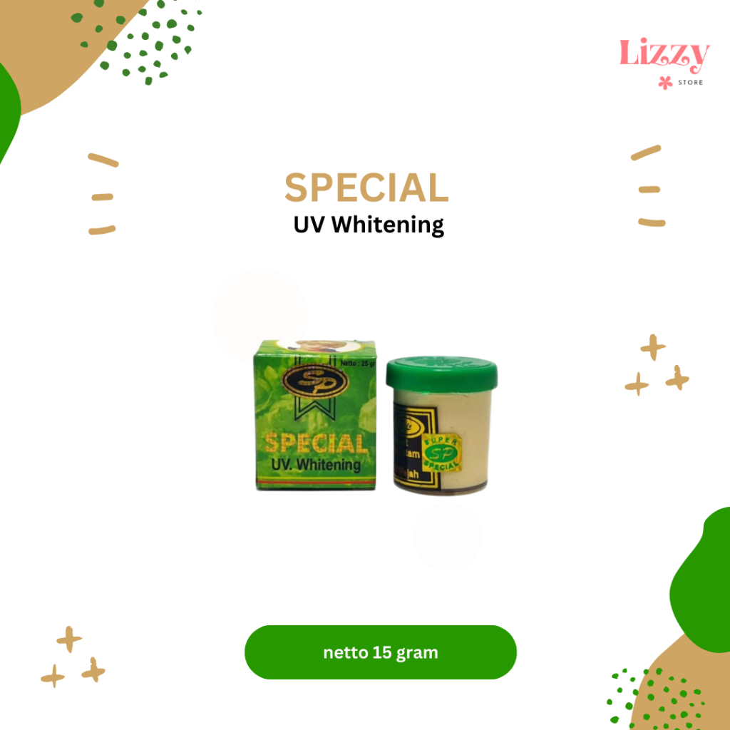 Cream Flek / Cream Whitening / Cream Wajah Vit E Special UV Whitening 100% Original 15g