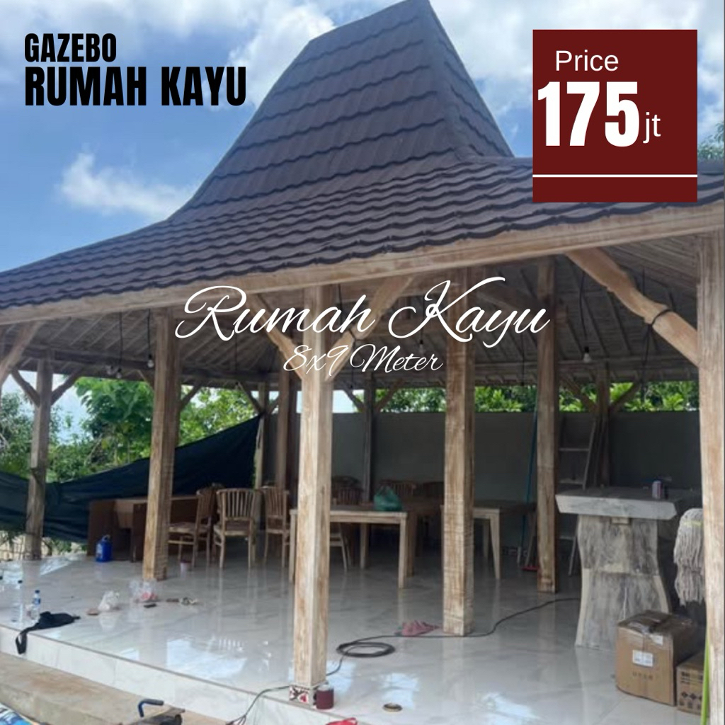 Rumah Joglo Pendopo Kayu Jati