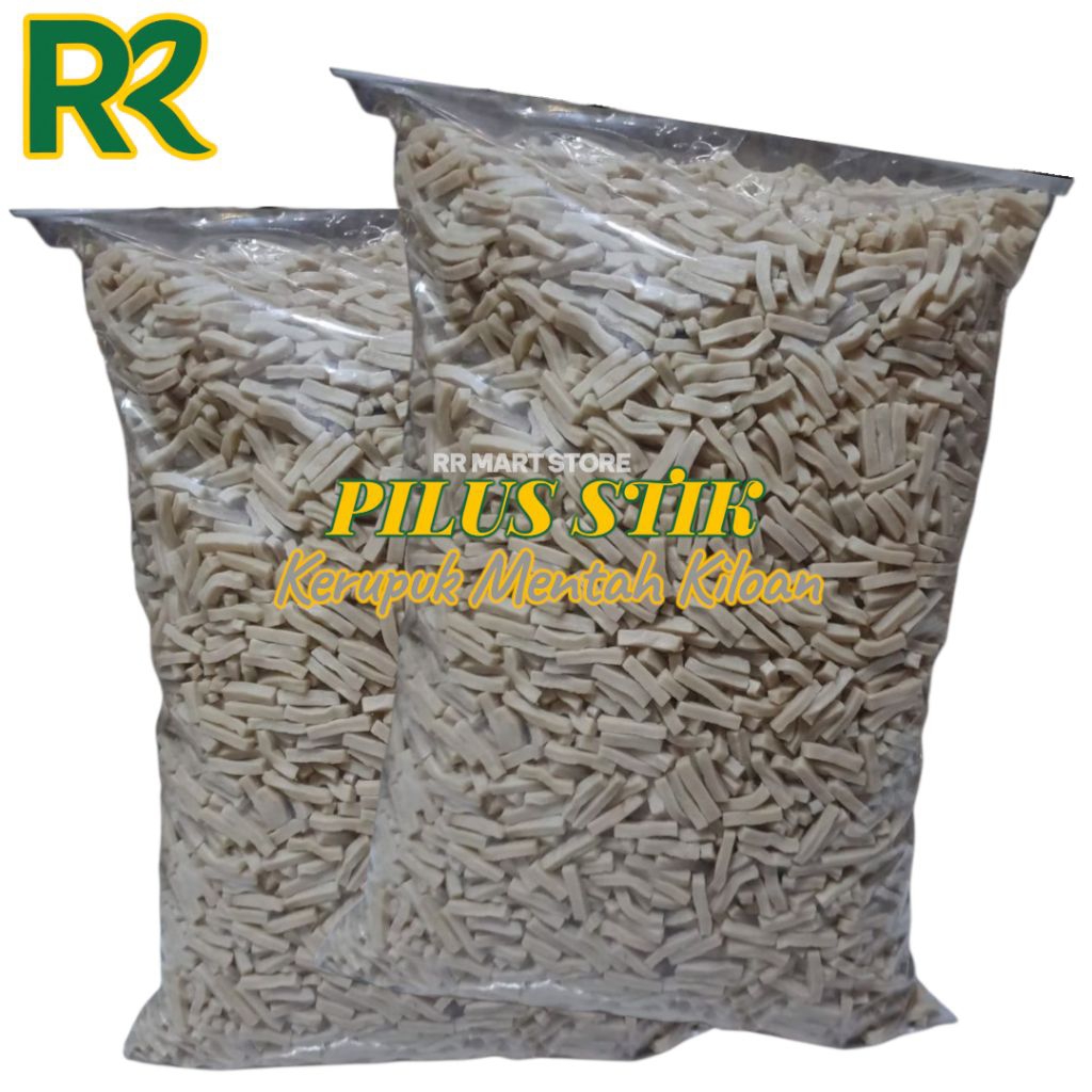 Kerupuk Mentah Stik Pilus Rasa Ikan Tenggiri Kiloan