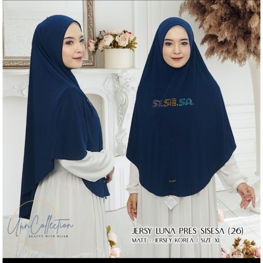Hijab Uun Press-Ukuran XL-Tersedia Pilihan warna-