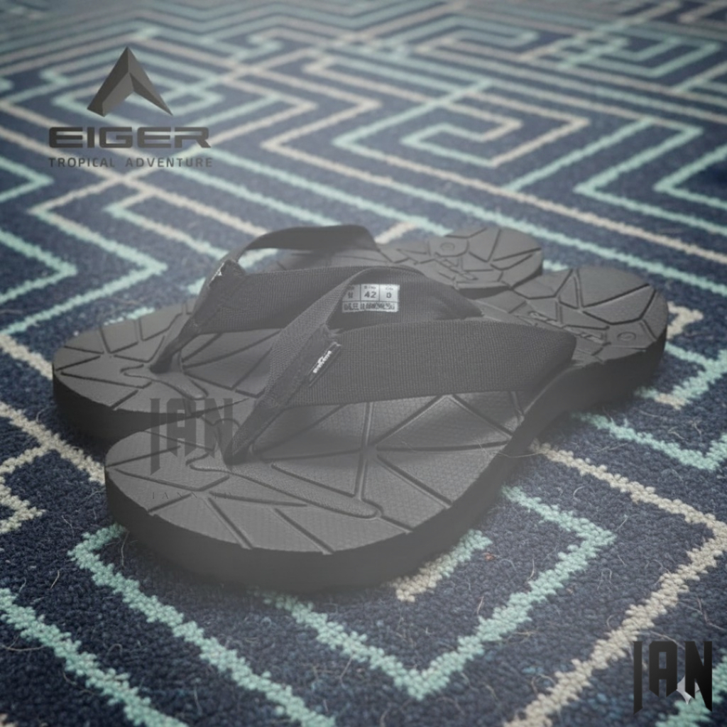 EIGER1989 - Sandal Jepit Pria EigerGunung ORIGINAL 100% Sendal Hiking Advanture Terbaru Outdoor Mode