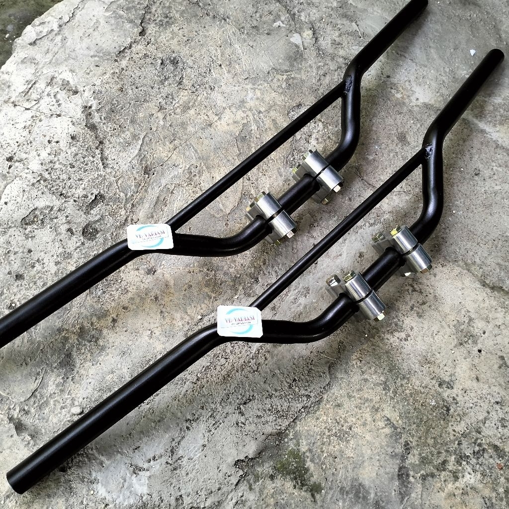 Paket Stang Stir Trail Crf 150l Klx Dtracker Plus Raiser Dudukan Stang Motor Universal