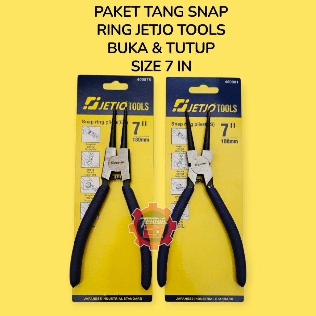 TANG SNAP RING SET BUKA TUTUP 7 IN JETJO TOOLS TANG SPI 7 IN TANG SNAP RING JETJO TOOLS
