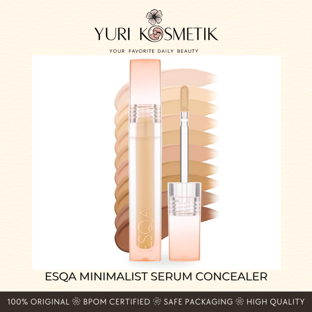ESQA Minimalist Serum Concealer - Caramel/Biscuit/Custard/Granola/Milkshake/Vanilla, 4 gr