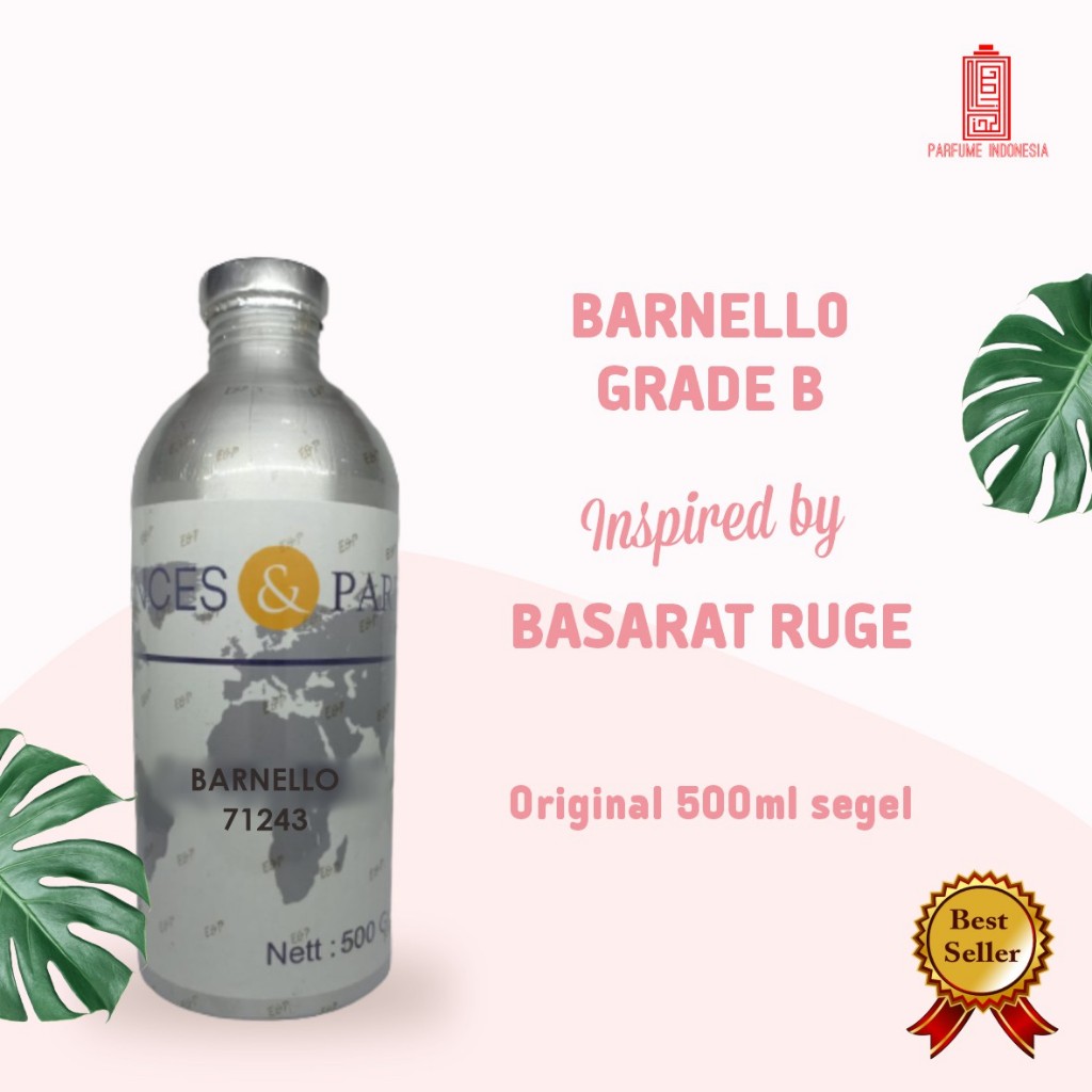 bibit parfum murni BARNELLO ESSENCES 500ML SEGEL