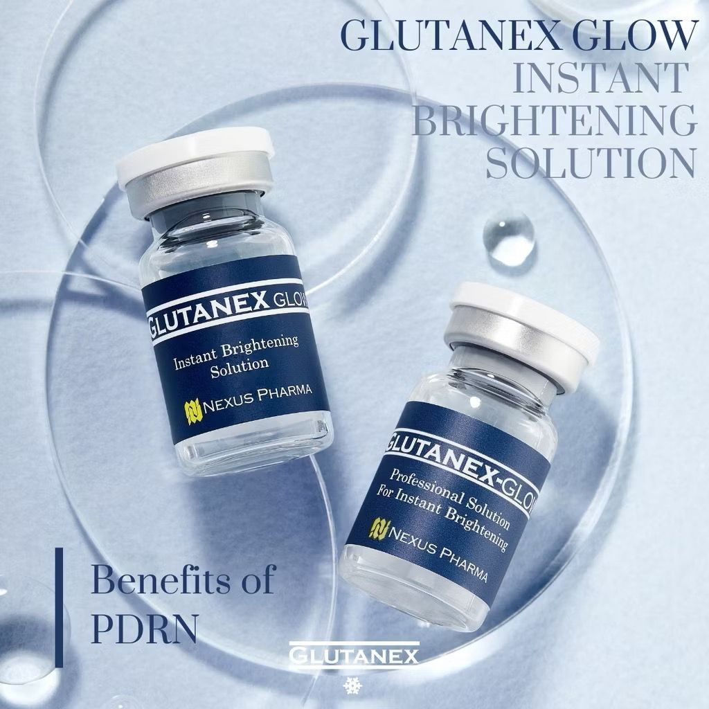 GLUTANEX GLOW Serum Skinbooster DNA Salmon & Glutathione mencerahkan