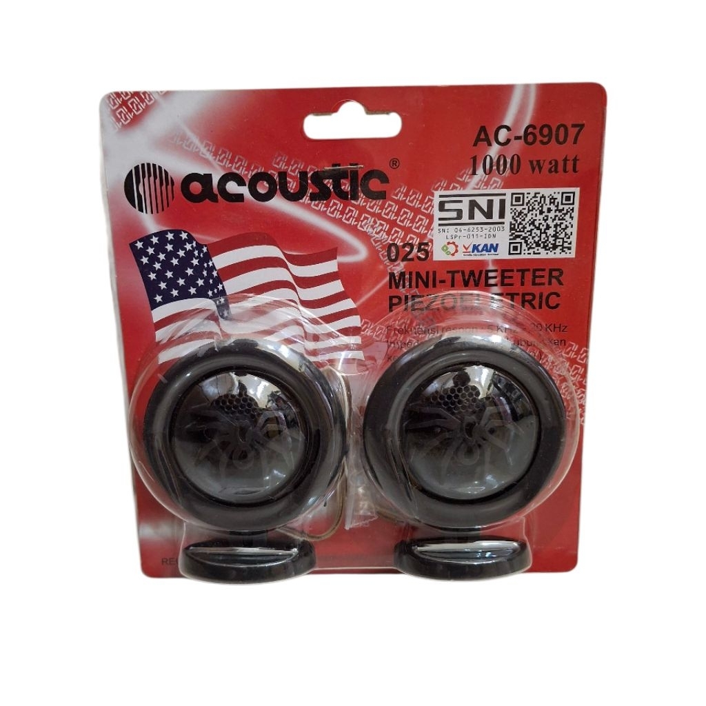 Tweeter mobil acoustic ac-6907 mini tweeter acoustic ac-6907