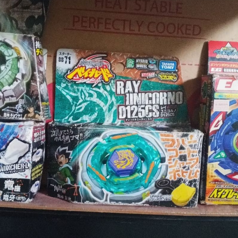 metal fight beyblade (metal masters) ray unicorno original takara tomy