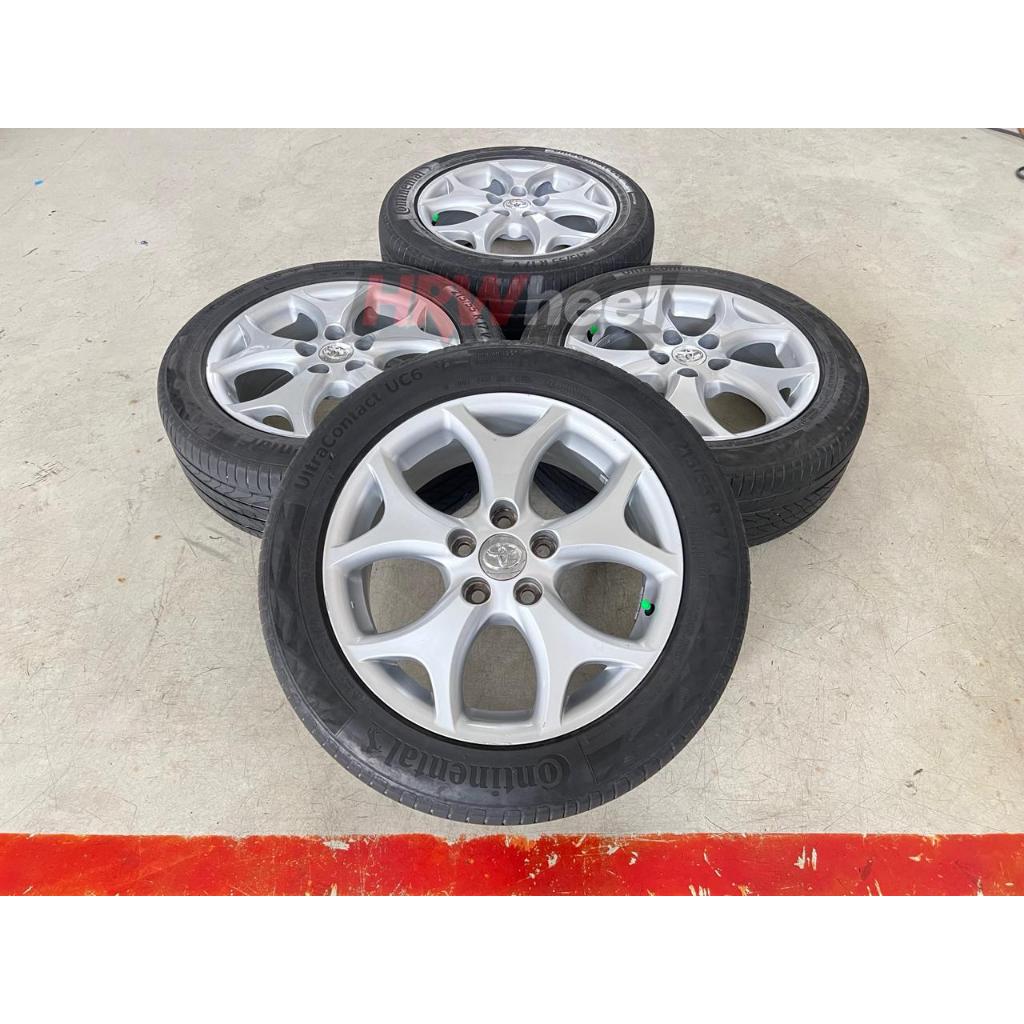 Velg Bekas Ori Toyota Estima R17 Ban Continental 215 55 R17