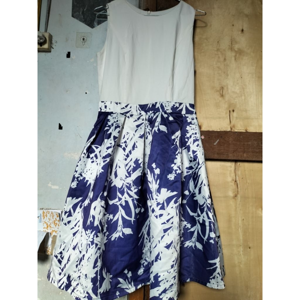 dress bunga flower floral vintage mewah premium elegant korea top atasan wanita blouse rok skirt fla