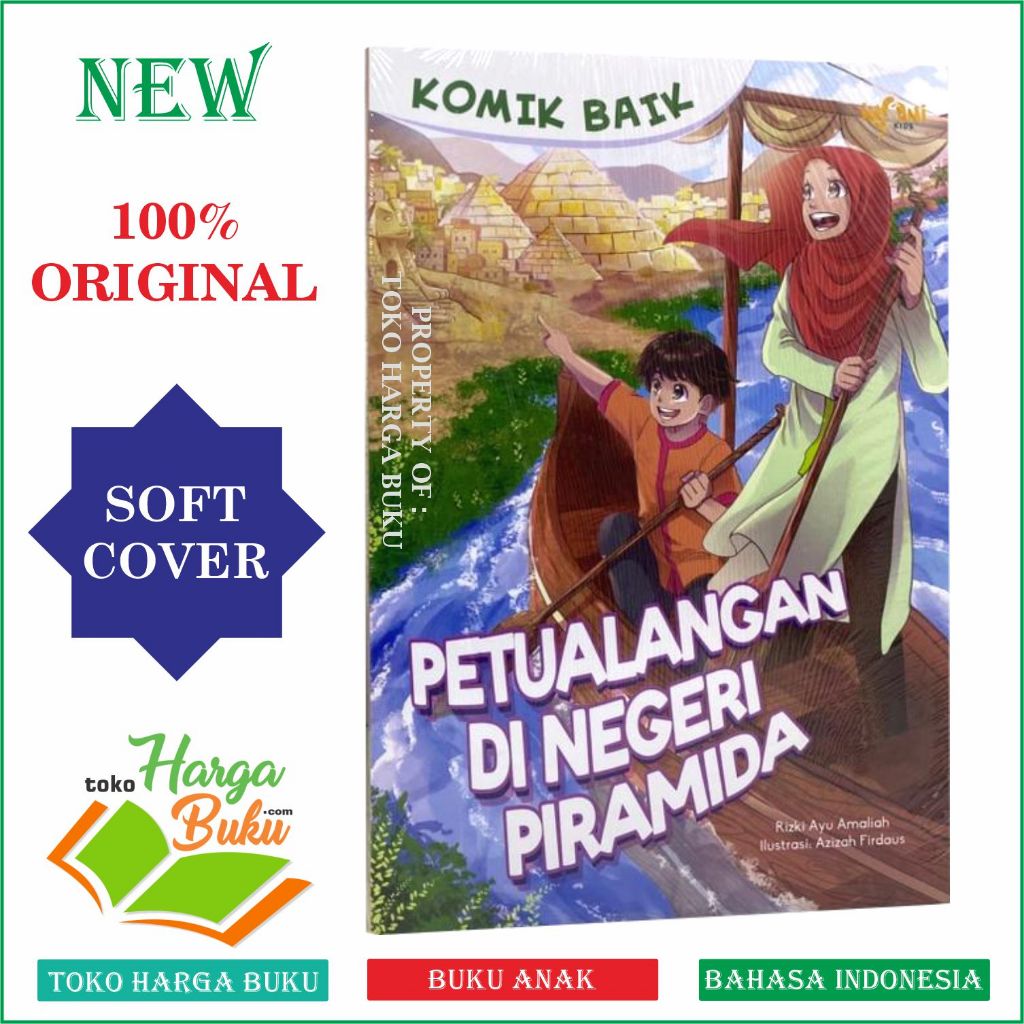 Foto Komik Baik Petualangan Di Negeri Piramida Buku Anak Islam ORI Insani Kids GIP - Gema Insani Press