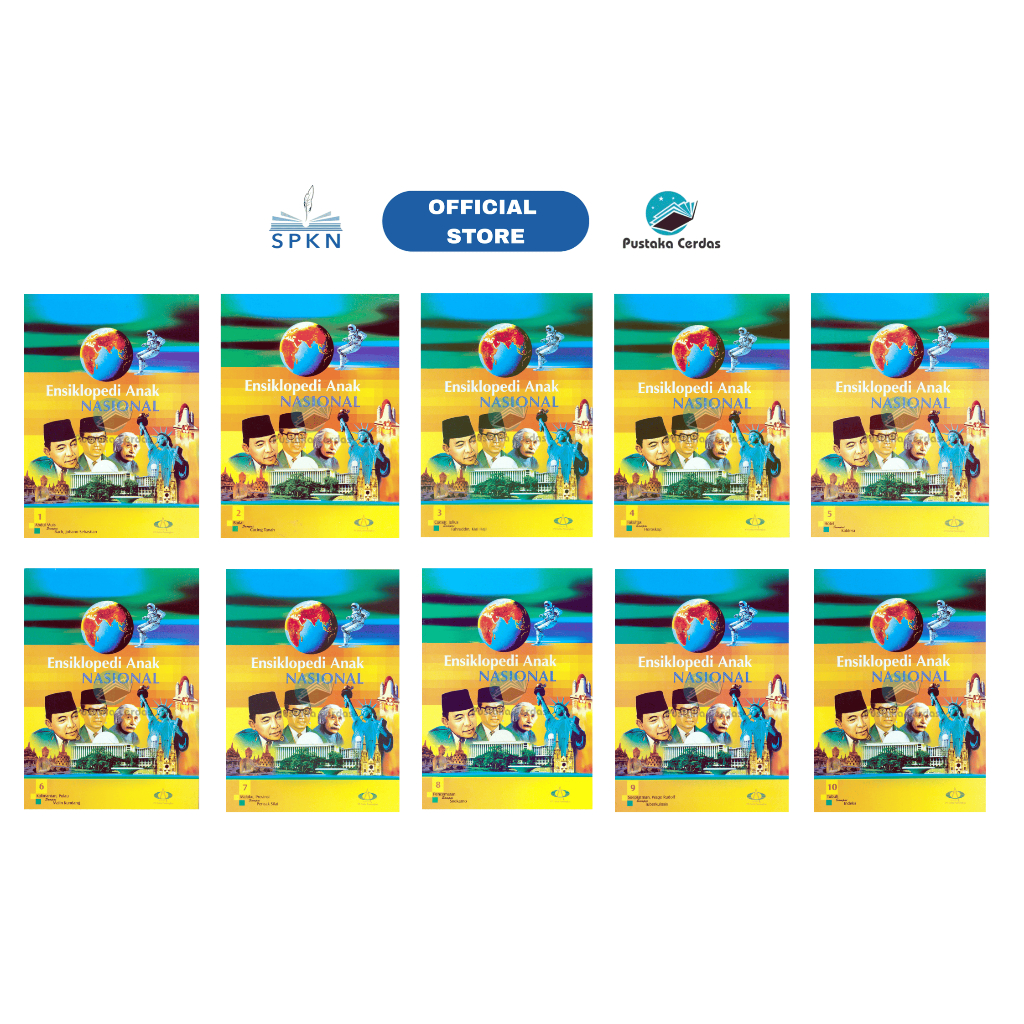 Buku Ensiklopedia Anak Nasional Jilid 1-10