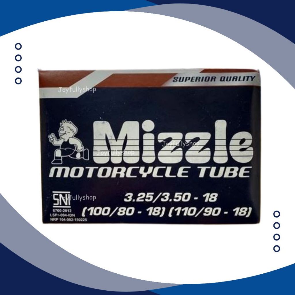 Ban Dalam Motor RING 18 MIZZLE 325/350-18 (100/80-18) (110/90-18)
