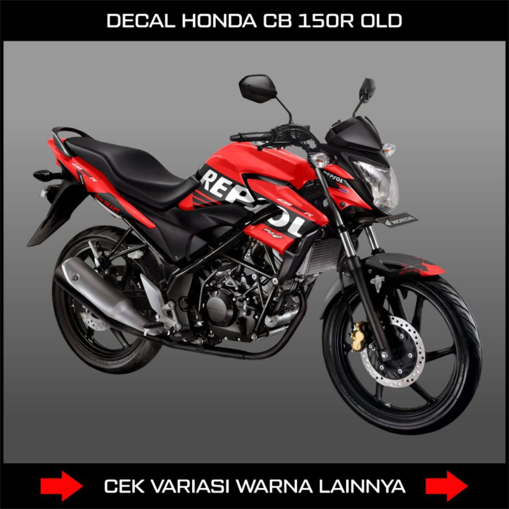 STCKER DECAL FULLBODY MOTOR HONDA CB 150R OLD/MOTIP REPSOL