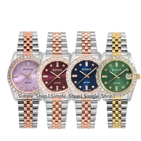 Original 100% Jam Tangan Wanita Bonia Noble B10553 B10550 Sapphire Garansi 2 Tahun BNB10553-3667S BN