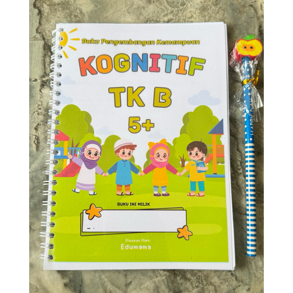 Worksheet anak 5 tahun TK B , seri Pengemban kemampuan Kognitif & Bahasa