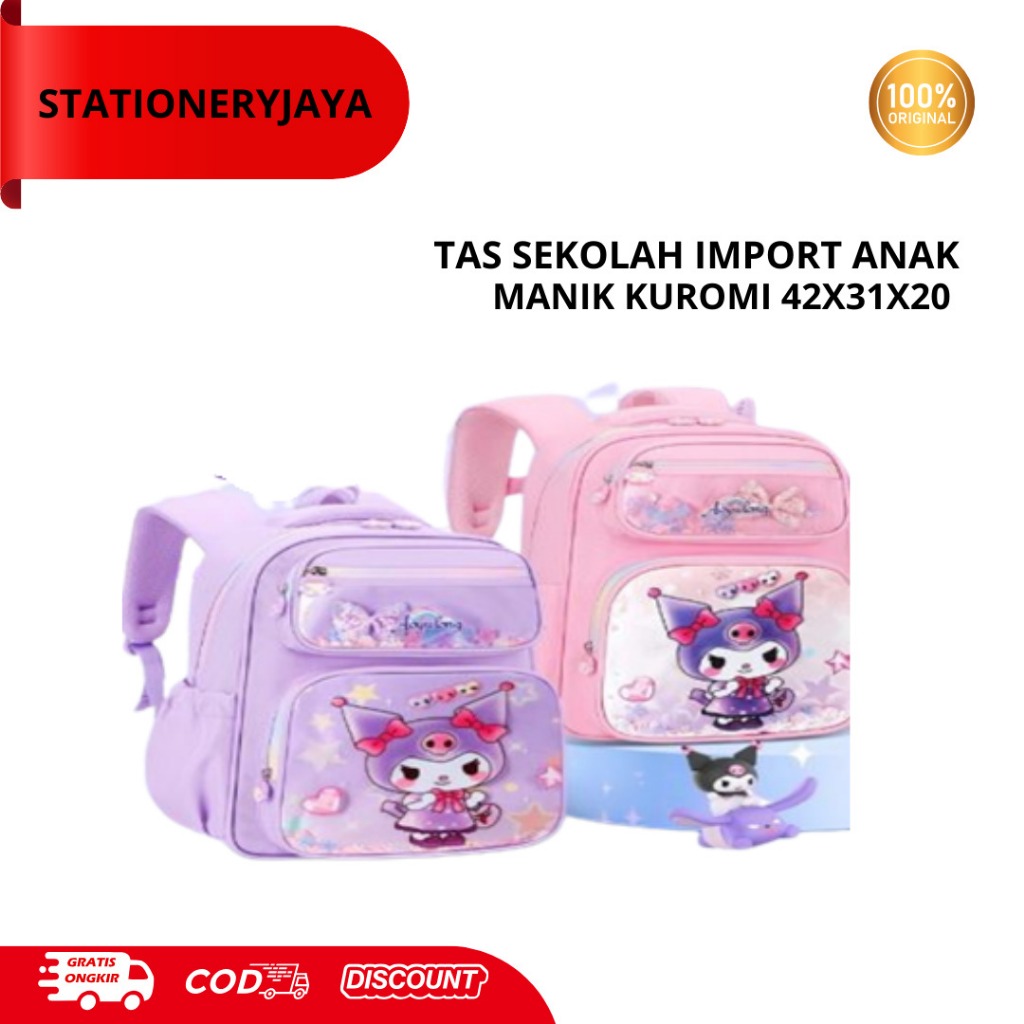 Tas Ransel Kuromi Manik Import Pekanbaru